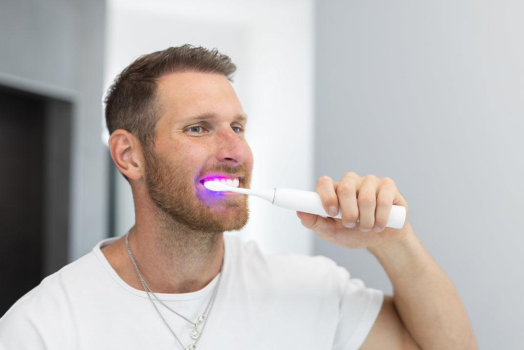 Illume Premium Blue & Red Light-Enhanced Sonic Toothbrush