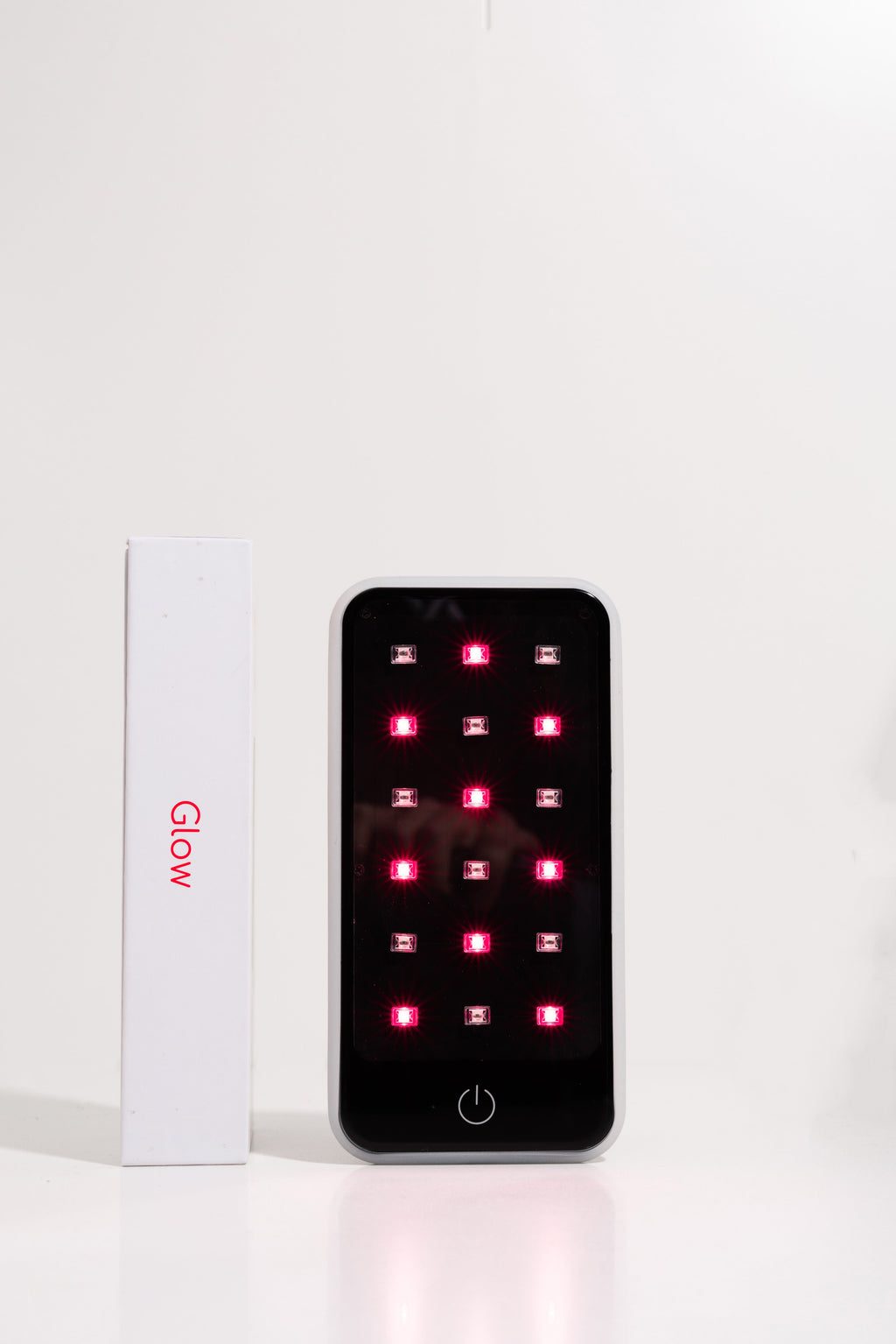 Glow: Portable Red Light Therapy Device - Slimmest Handheld Solution for On-the-Go Relief