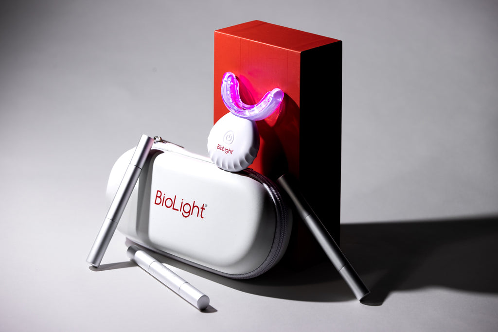Guardian+ Oral Device with Patent-Pending Blue & Red/NIR Light for Teeth Whitening & Oral Health