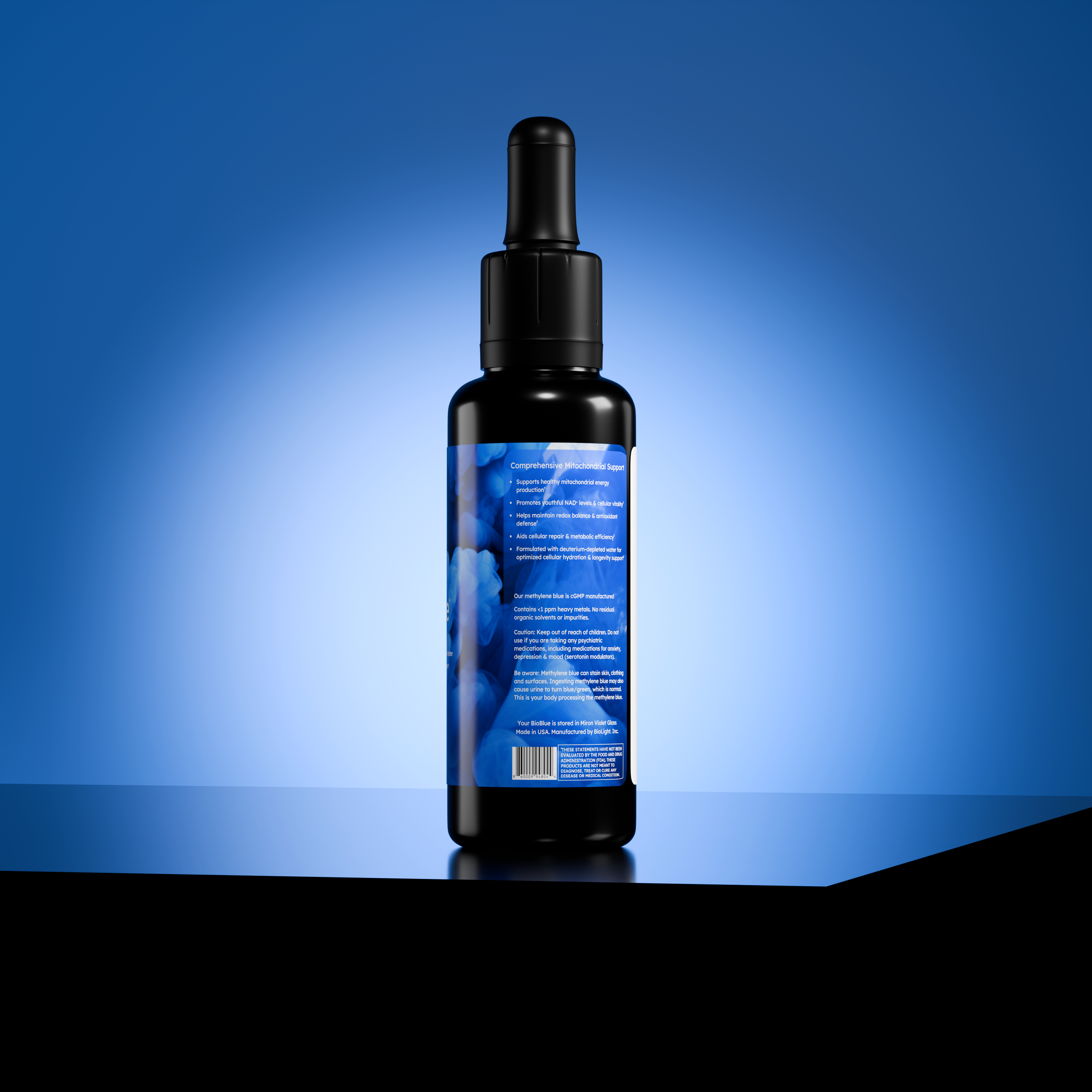BioBlue Premium Liquid Formula with USP-Grade Methylene Blue
