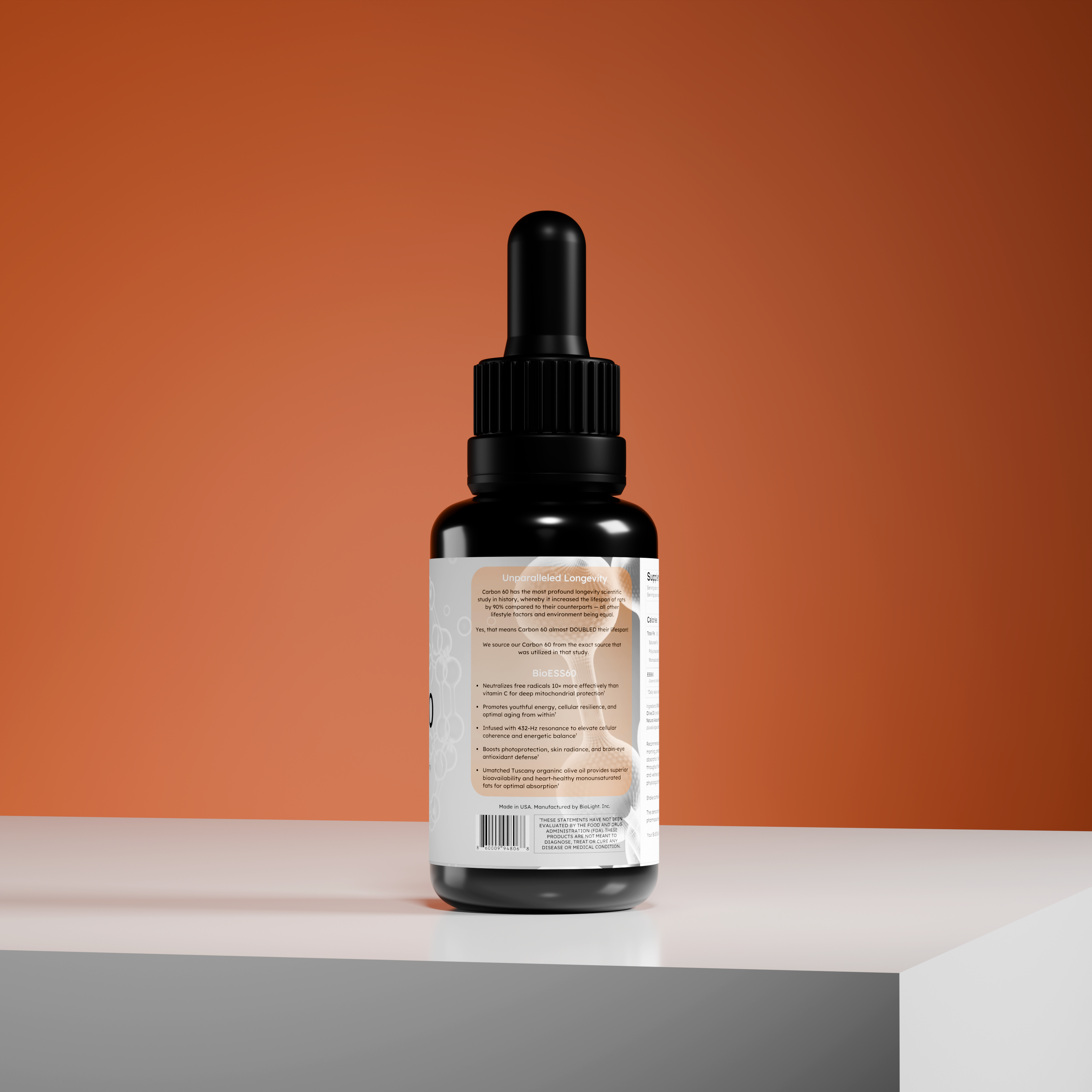 BioESS60: Antioxidant for Longevity & Energy | Regular & Concentrated Carbon 60