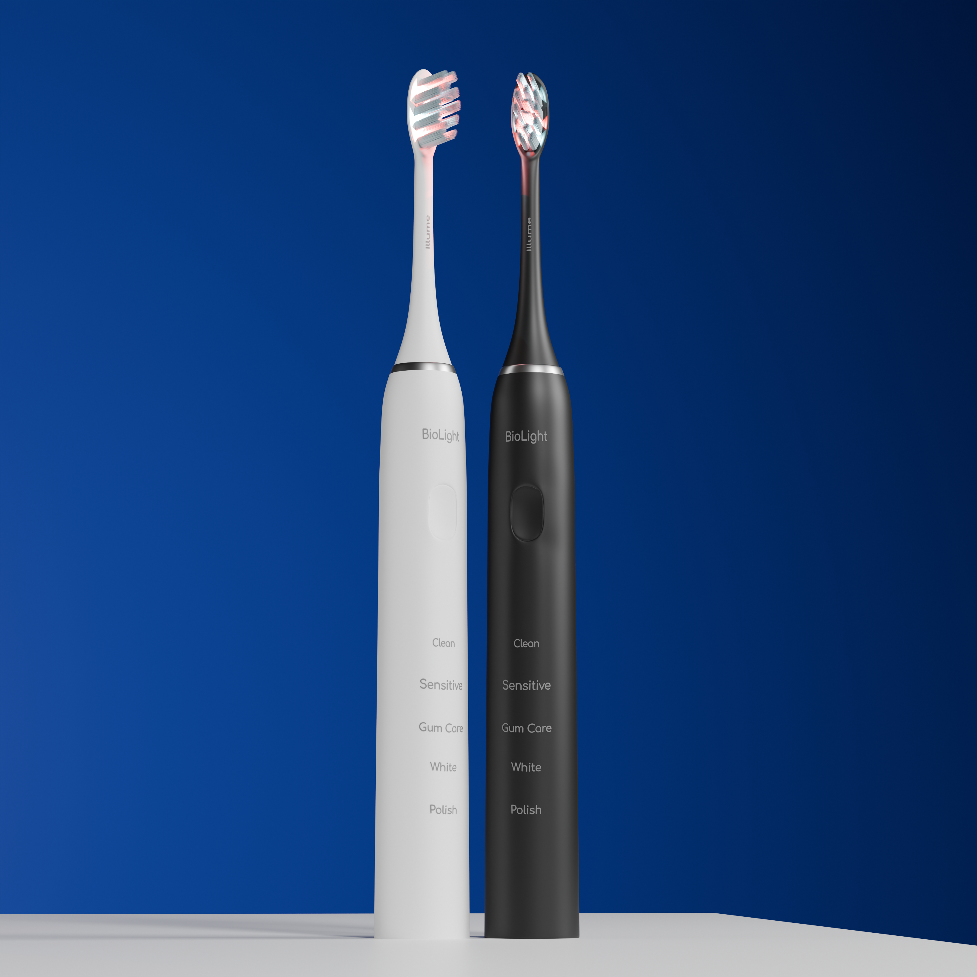 Illume Premium Blue & Red Light-Enhanced Sonic Toothbrush