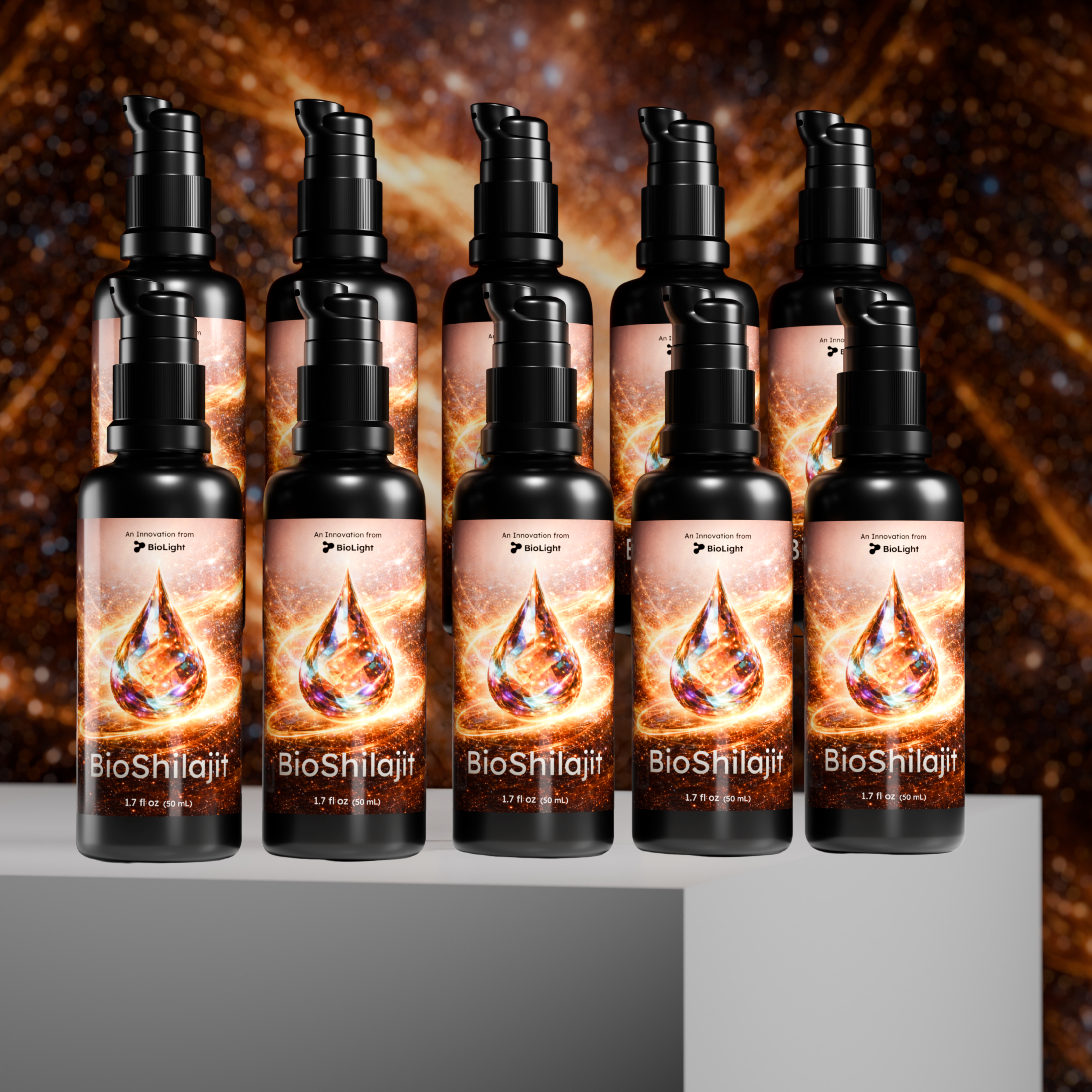 BioShilajit | Premium Liquid Shilajit + PQQ + Methylene Blue for Mitochondrial Support & Cellular Energy